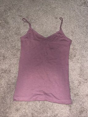 Aeropostale Women's Mauve V-Neck Camisole Tank Top